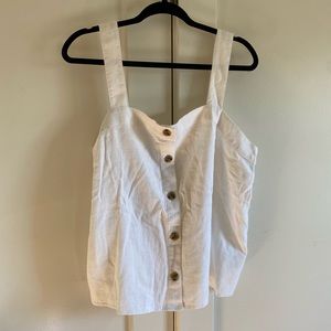 JCREW | NWT Linen tank
